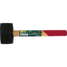 FIT 45365 Киянка резиновая, деревянная ручка 65 мм
