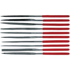 FIT 42170 Надфили узкие PVC ручка 3мм*140мм, 10 шт...