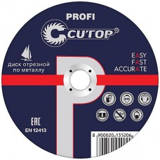 Cutop 39989т Профессиональный диск отрезной по металлу 180*2,5*22,2