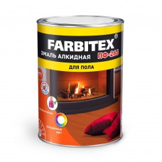 FARBITEХ  Эмаль алкидная ПФ-266 красно-коричн.  0,...
