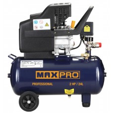 MAX-PRO 85293 Компрессор воздушный 1500Вт, 2л.с., 206л/мин, 24л, 8,1/8,0бар, 2800об/мин.