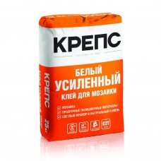 Крепс Белый усиленный клей для плитки (25кг)...