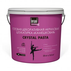 БЕРГАУФ Crystal Pasta готовая декорат.акрилова штукатурка с фактурой "камешковая" 1-1,5мм 25кг