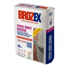 БРОЗЕКС Штукатурка гипсовая для машинного нанесения ТУРБО пласт BROZEX GPM 501 30кг(40шт) (наличные)
